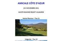 2021-11-04 - GALERIE - ACA : SAINTE MAXIME reçoit VALGARDE