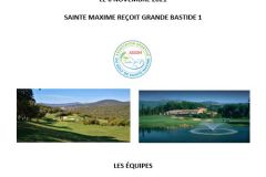 2021-11-06 - GALERIE - AMITIÉ MIXTE : SAINTE MAXIME reçoit GRANDE BASTIDE