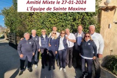 2024-01-27 - GALERIE - AMITIÉ MIXTE : GRANDE BASTIDE reçoit SAINTE MAXIME