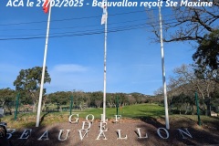 2025-02-27 - GALERIE - ACA - BEAUVALLON reçoit SAINTE MAXIME